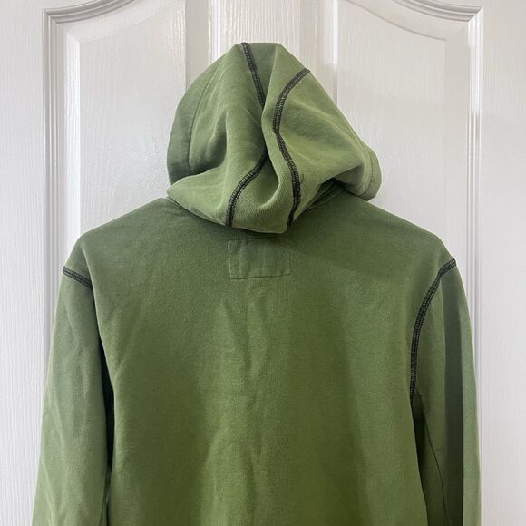 Energie B Corps 45 by Sixty Green Full Zip Hoodie Distressed Women's Size Small - Picture 15 of 16